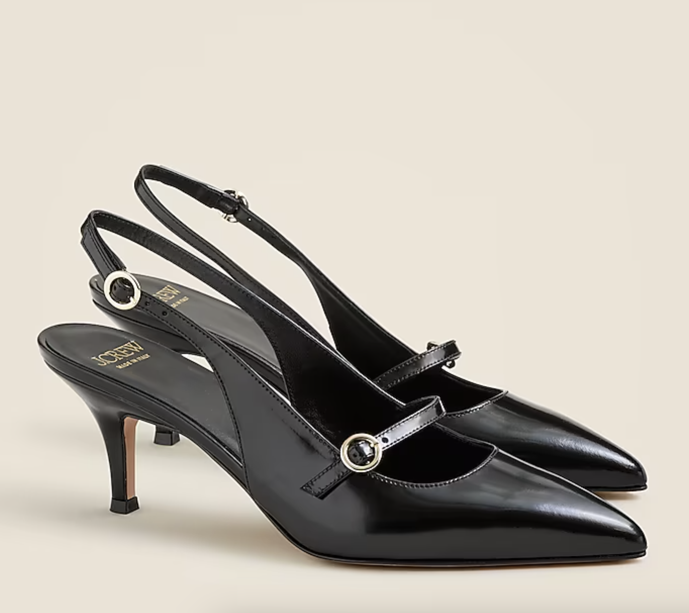 J Crew Colette Buckle Slingback Pumps