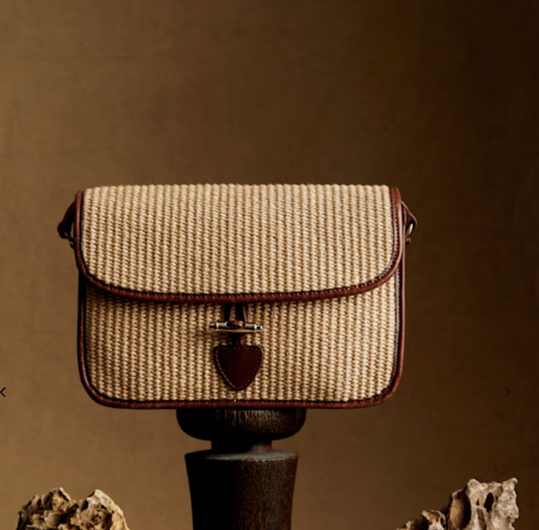 Sezane Milo Vintage Texture Bag