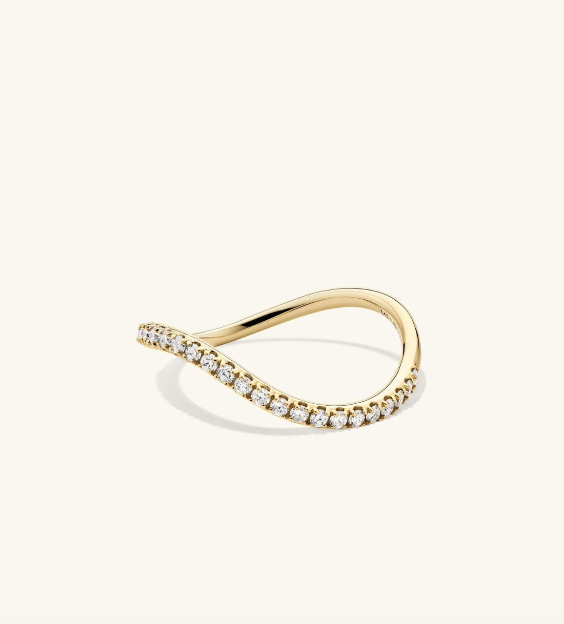 Mejuri Dome Figure Pave Diamond Ring