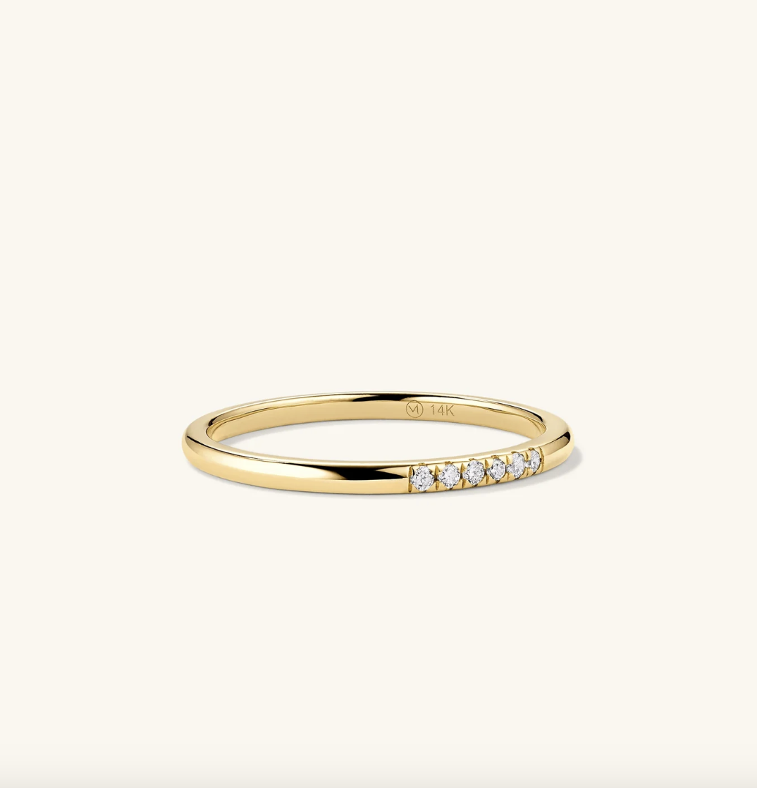 Mejuri Diamond Line Ring