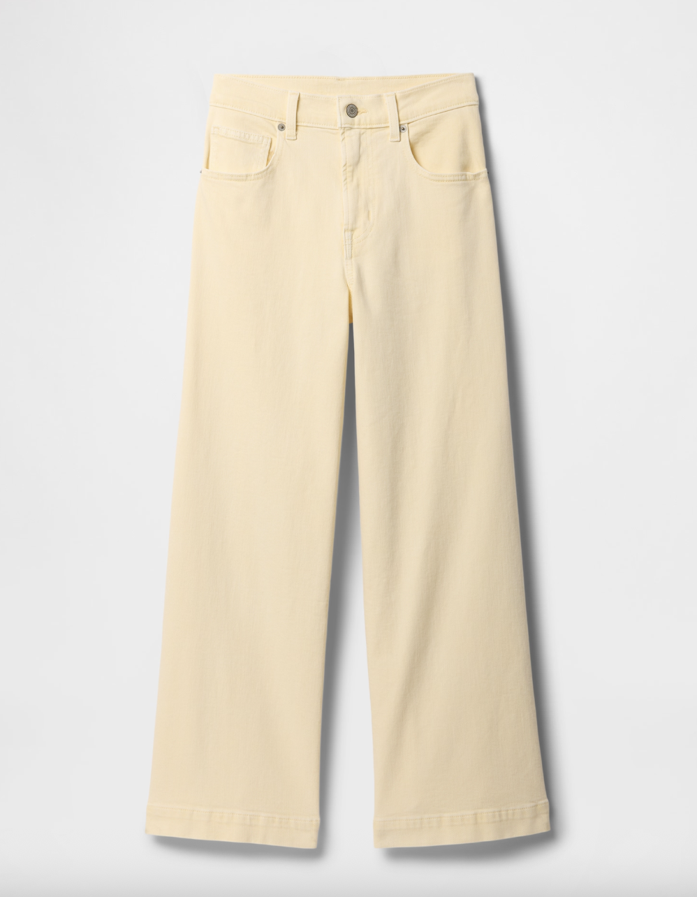 Gap Factory High Rise Wide Leg Crop Jeans