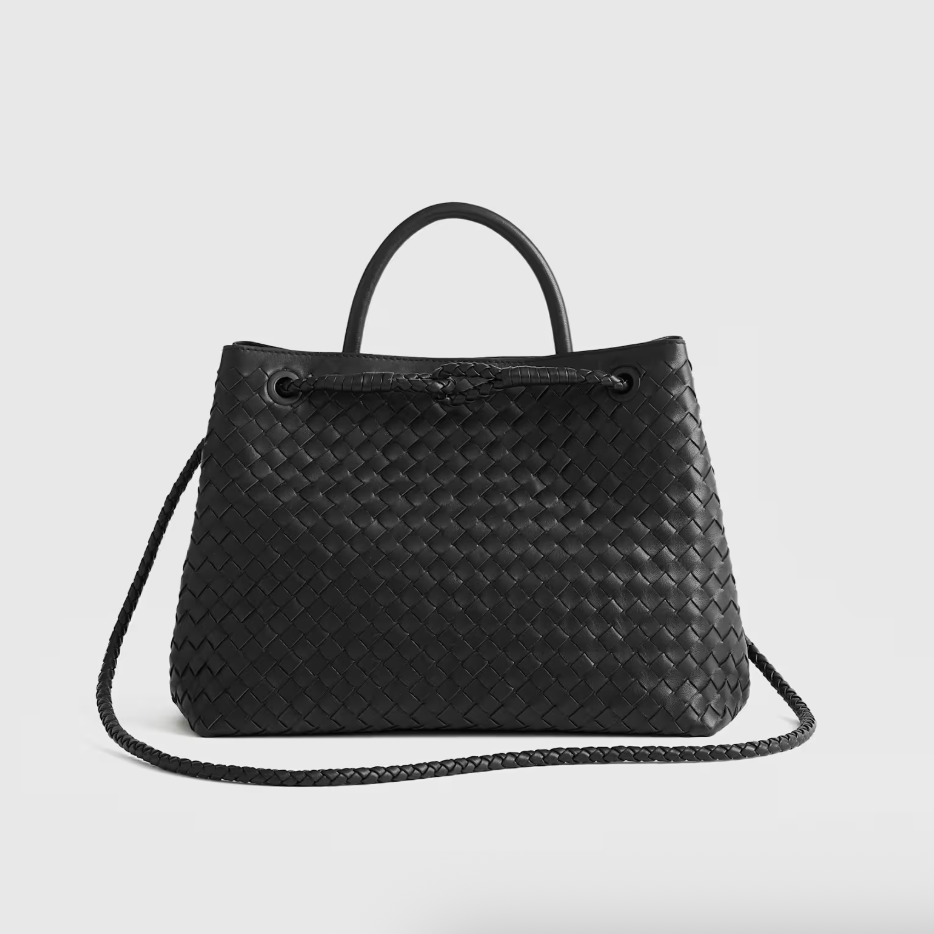 Quince The Italian Leather Handwoven Satchel