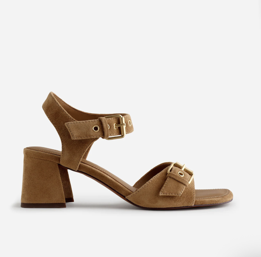 Madewell The Neeka Ankle-Strap Heeled Sandal