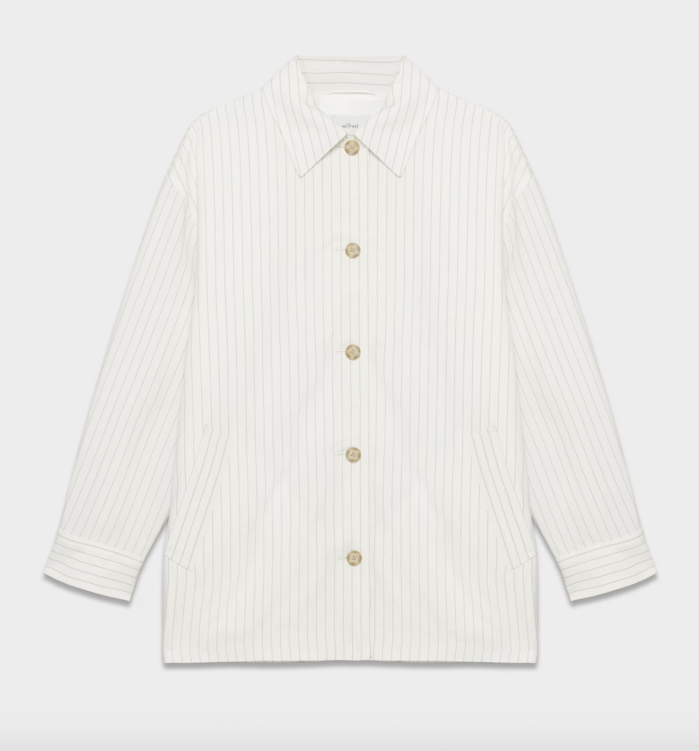 Aritzia Cruise Linen Merchant Jacket 
