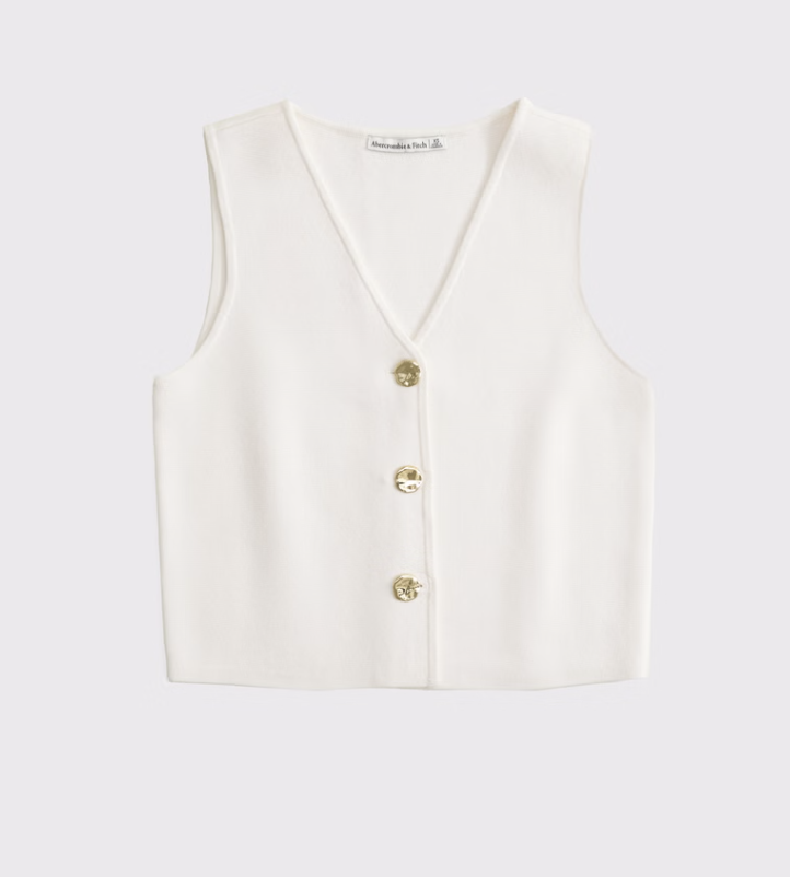 Abercrombie Luxeloft V-Neck Vest 