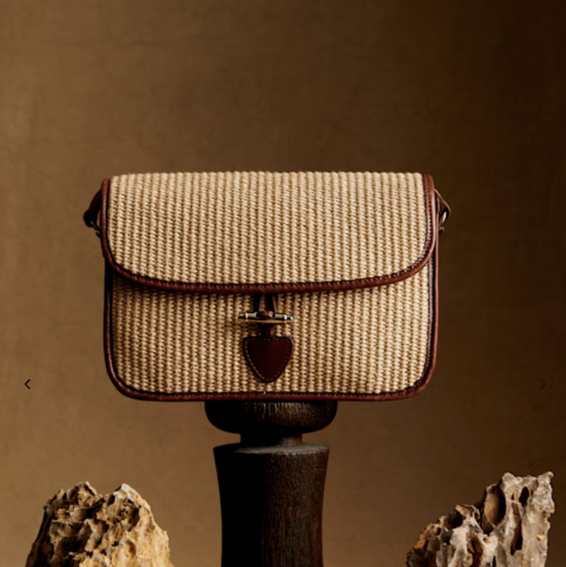 Sezane Milo Vintage Textile Bag 