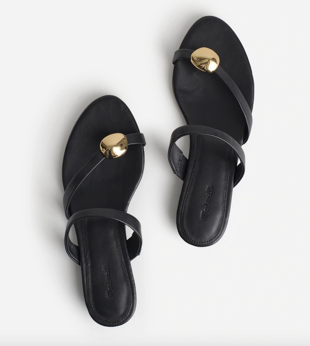 Madewell The Mila Organic Hardware Throng Slide Sandal 