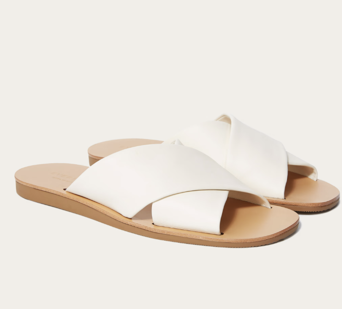 Everlane The Day Crossover Sandal (Cream)