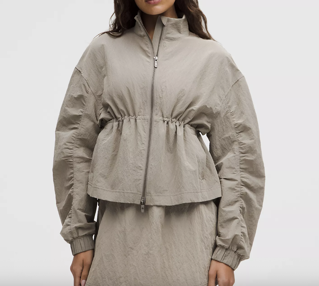 Lululemon Crinkle Nylon Cinchable Jacket 
