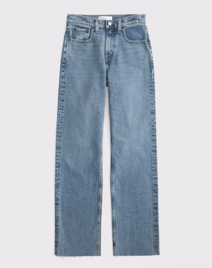 Abercrombie High Rise 90s Relaxed Jean