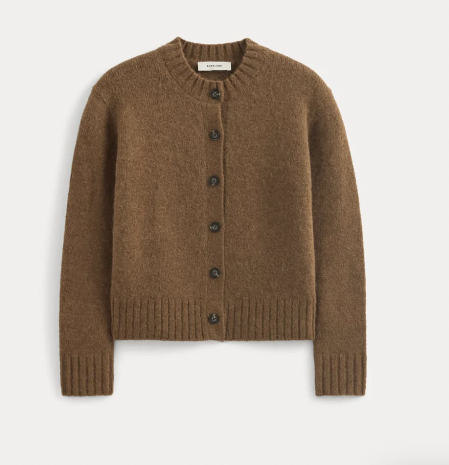 Everlane The Crew Cardigan in Alpaca