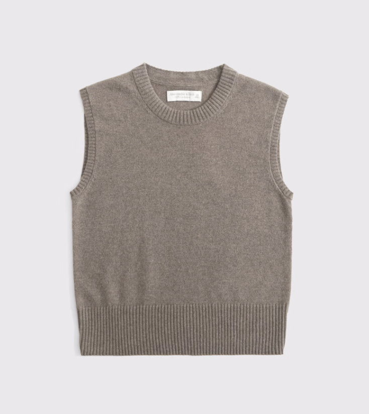 Abercrombie Cashmere Sweater Shell Top