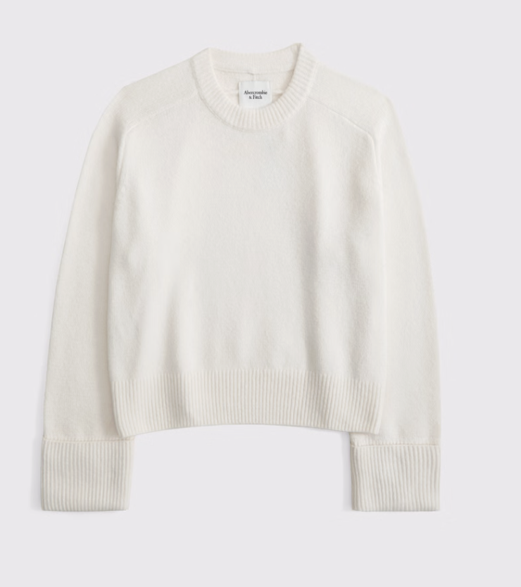 Everlane The Boxy Sweater in Everyday Cotton