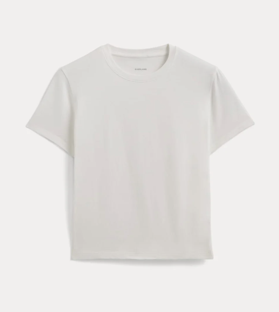 Everlane The Box-Cut Tee in Essential Cotton 