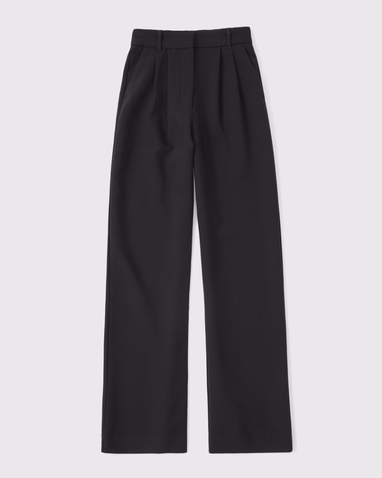 Abercrombie Sloane Tailored Wide Leg Pant
