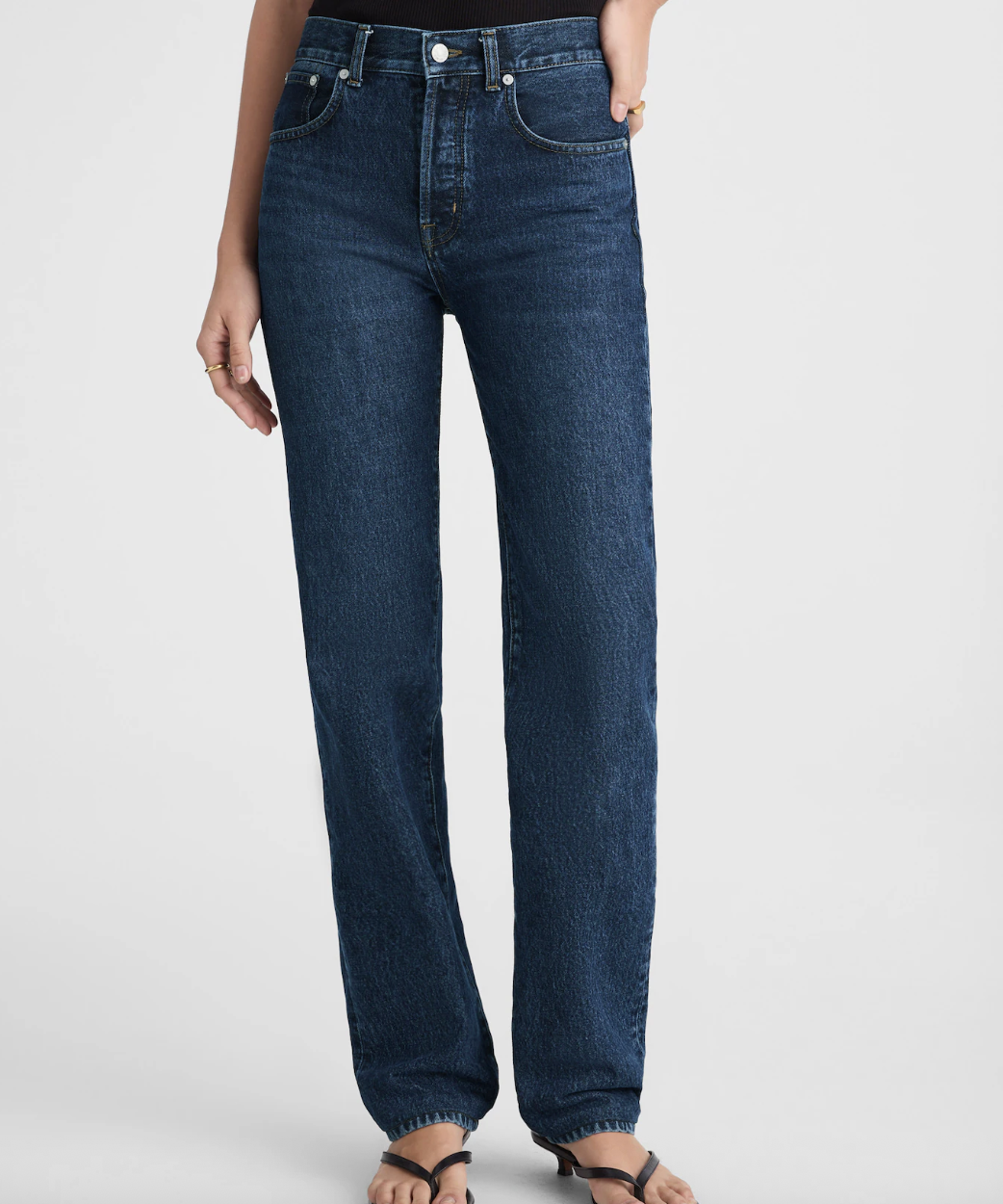 Madewell The Petite Longline Straight Jean