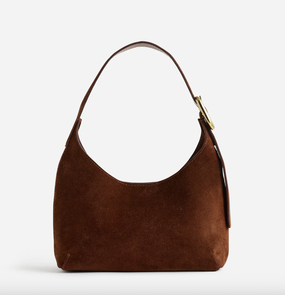 Madewell The Scupltural-Buckle Shoulder Bag 