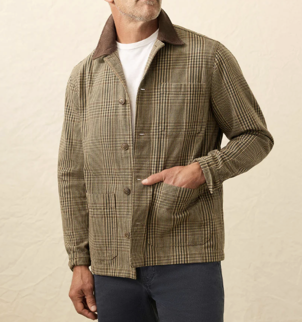 Faherty High Ridge Twill Studio Jacket 