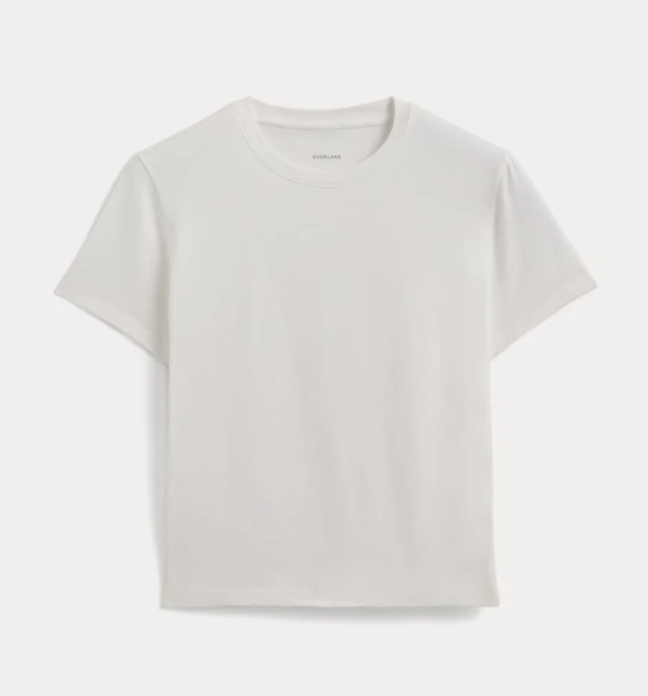 Everlane The Box-Cut Tee in Essential Cotton 