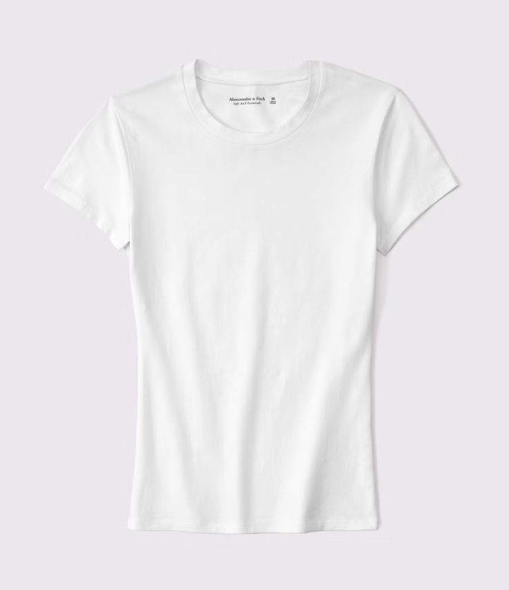 Abercrombie Essential Tuckable Baby Tee