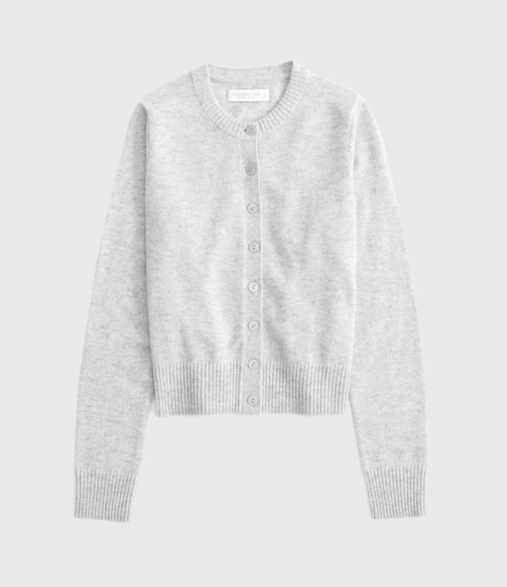 Abercrombie Cashmere Crew Cardiga