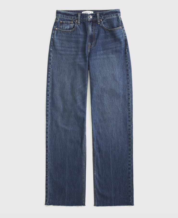 High Rise Loose Jean medium wash