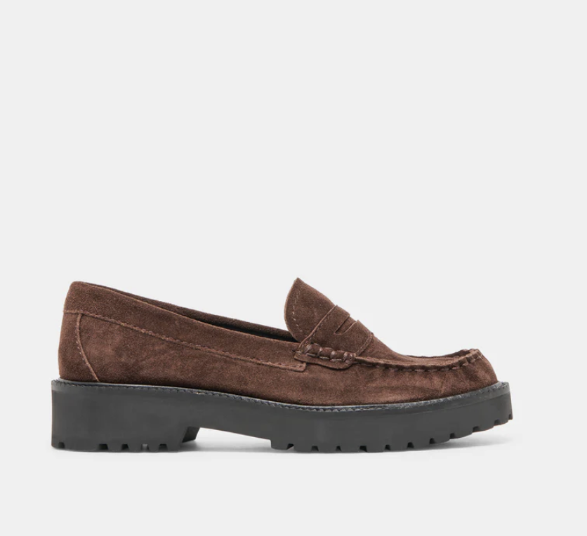 Merek Loafers Dk Brown Suede