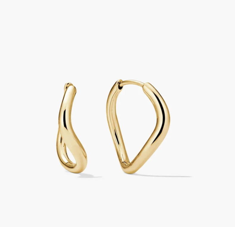 Mejuri Dome Figure Hoops
