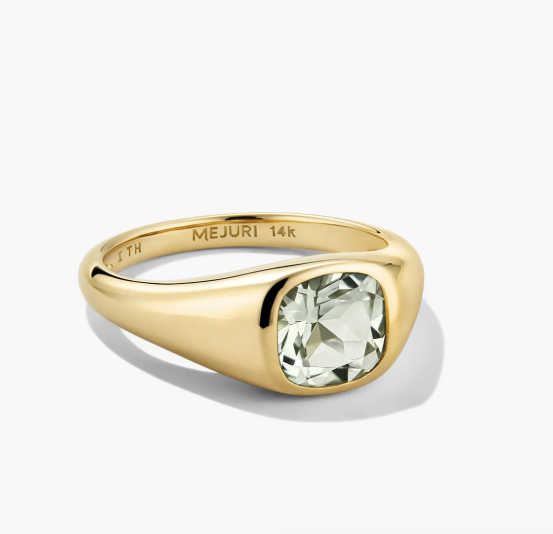 Mejuri Jude Signant Pinky Ring 