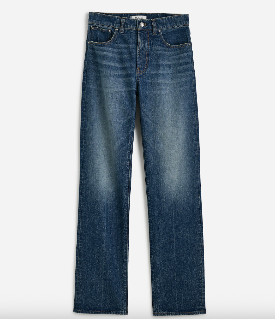 Madwell The Petite Longline Straight Jean 