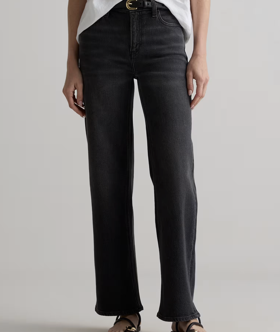 Quince Bella Stretch Relaxed Straight Jeans 