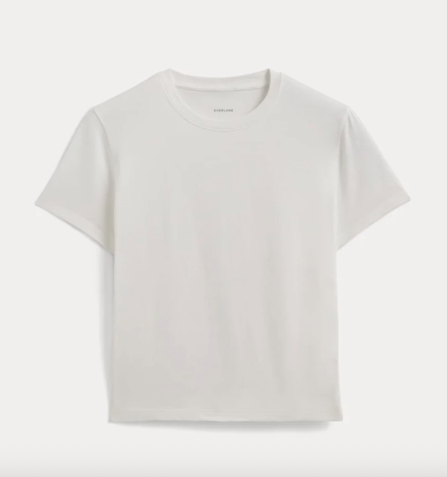 Everlane The Box-Cut Tee in Essential Cotton