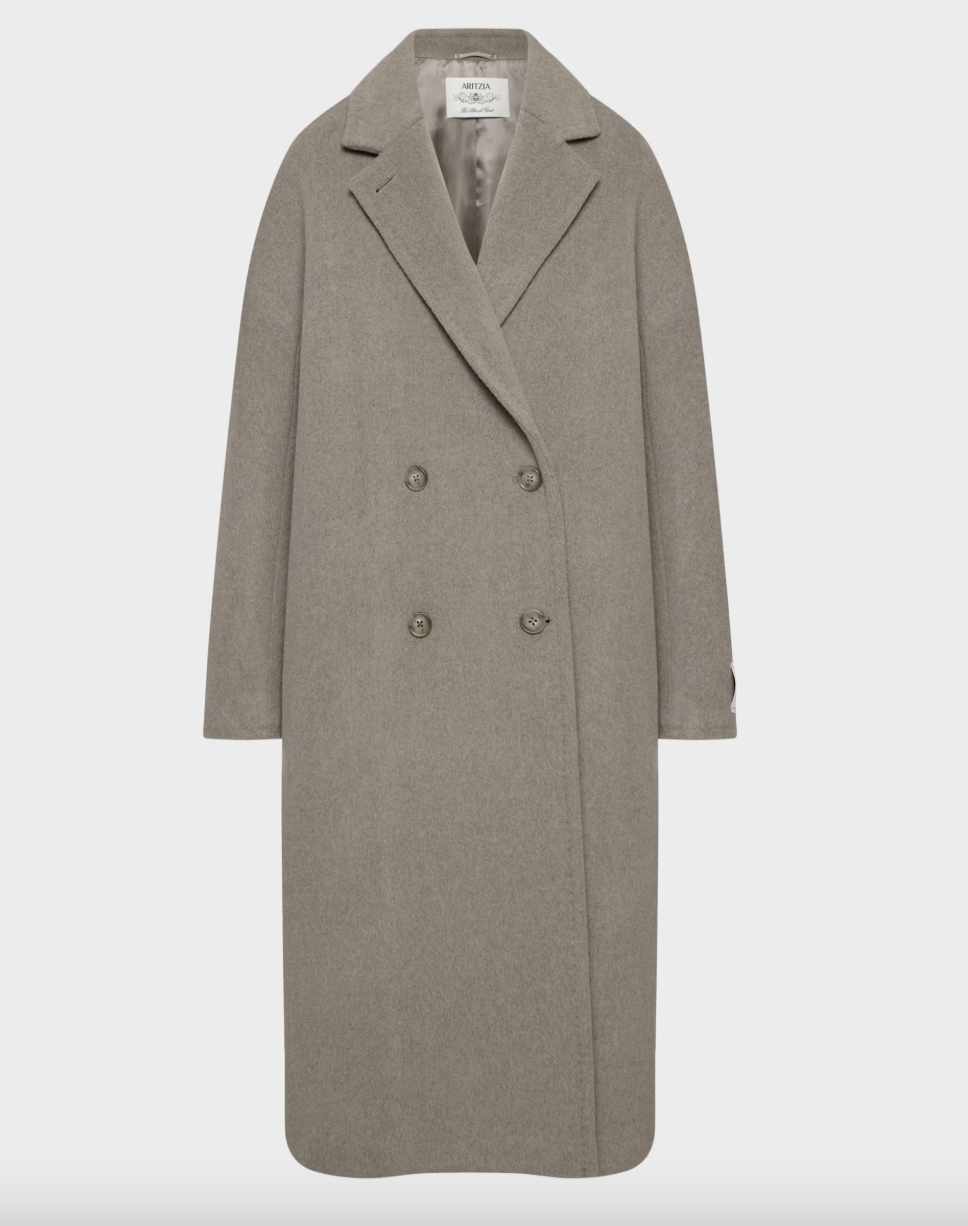 Aritzia The Slouch Double Face Coat 