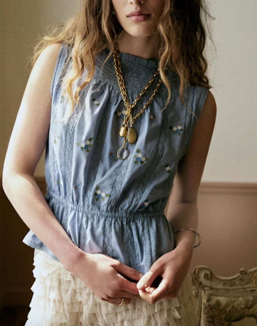 Sezane Dorrit Blouse 
