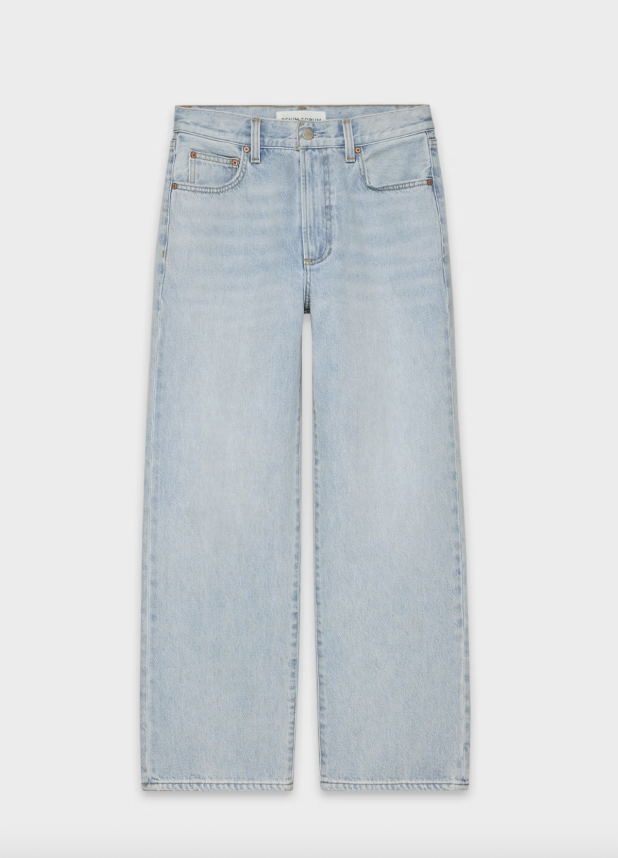 Aritzia Denim Forum The Farrah Hi-Rise Wide Ankle Jean 