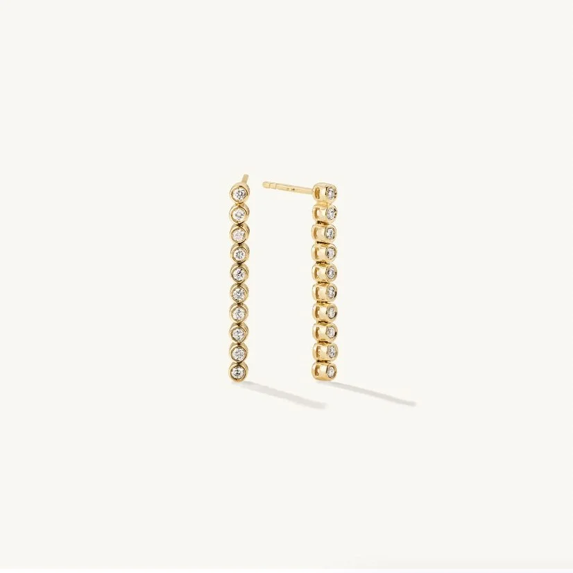 gold earrings