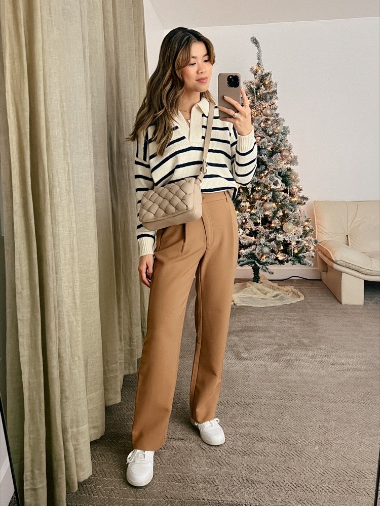 OUTFIT IDEA  Wide Leg Jeans & Cozy Layers — WOAHSTYLE