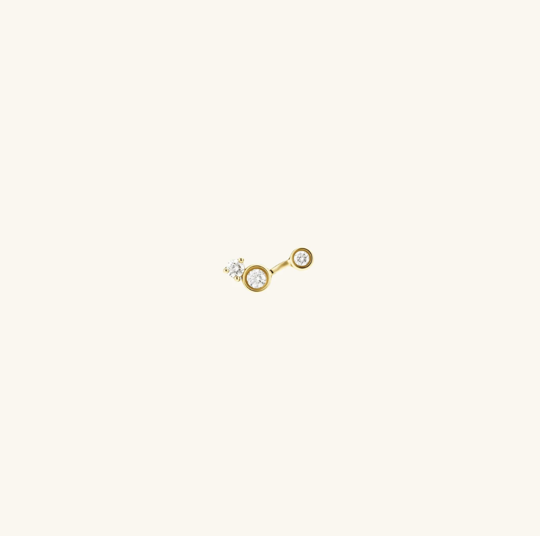 double piercing earring