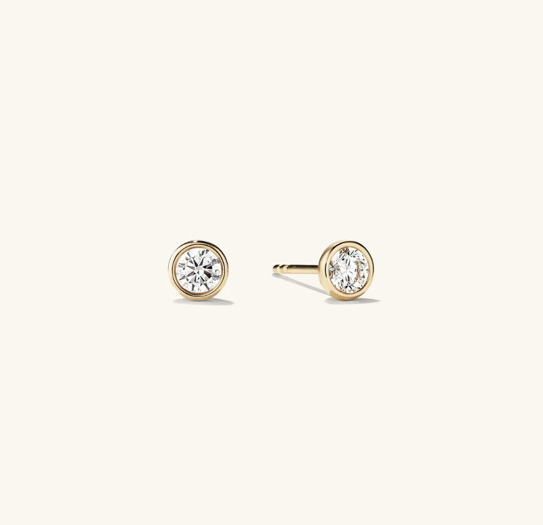 diamond stud earrings