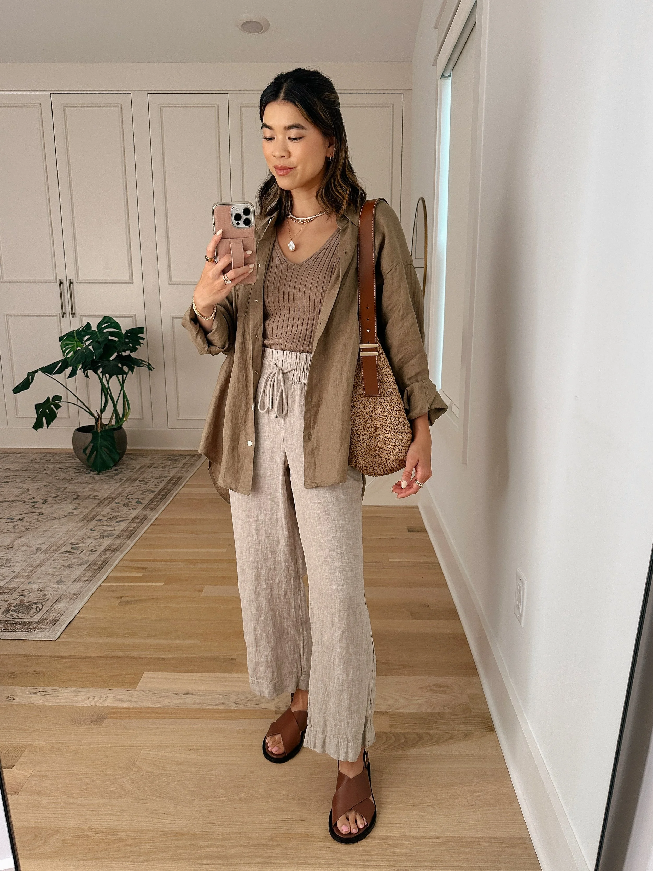 linen outfit