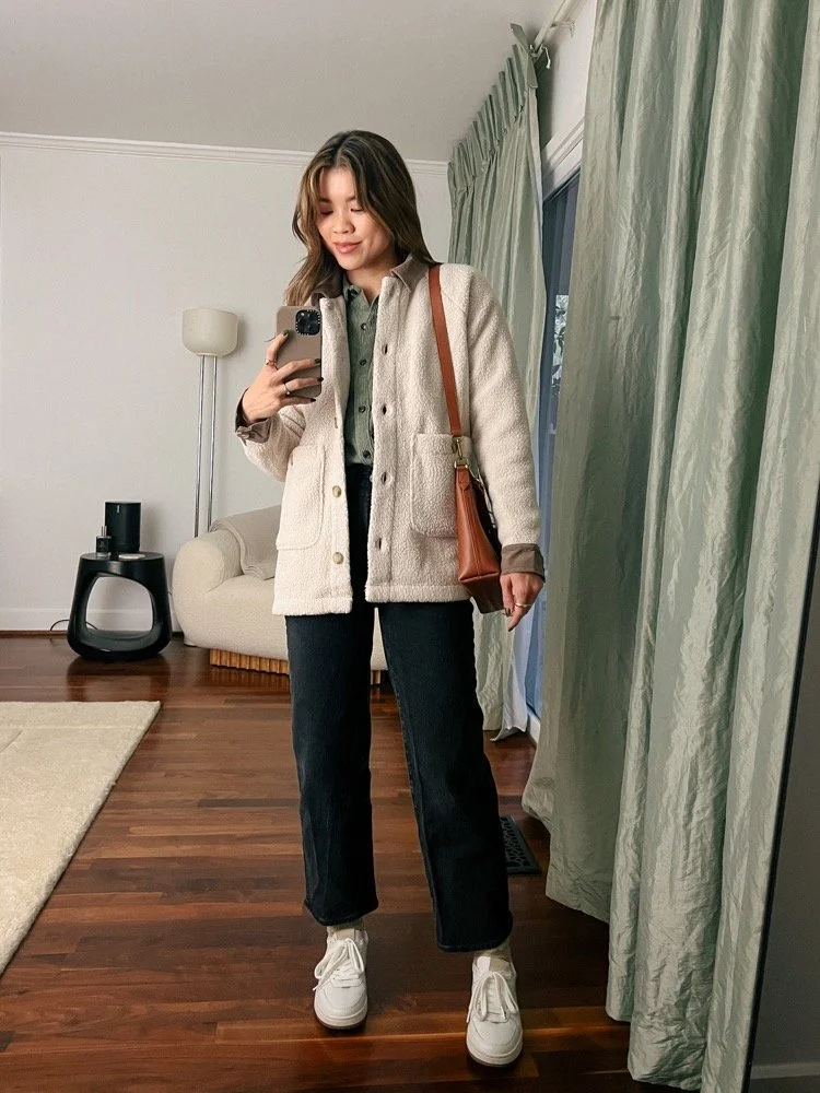 Cute Sherpa Madewell Jacket