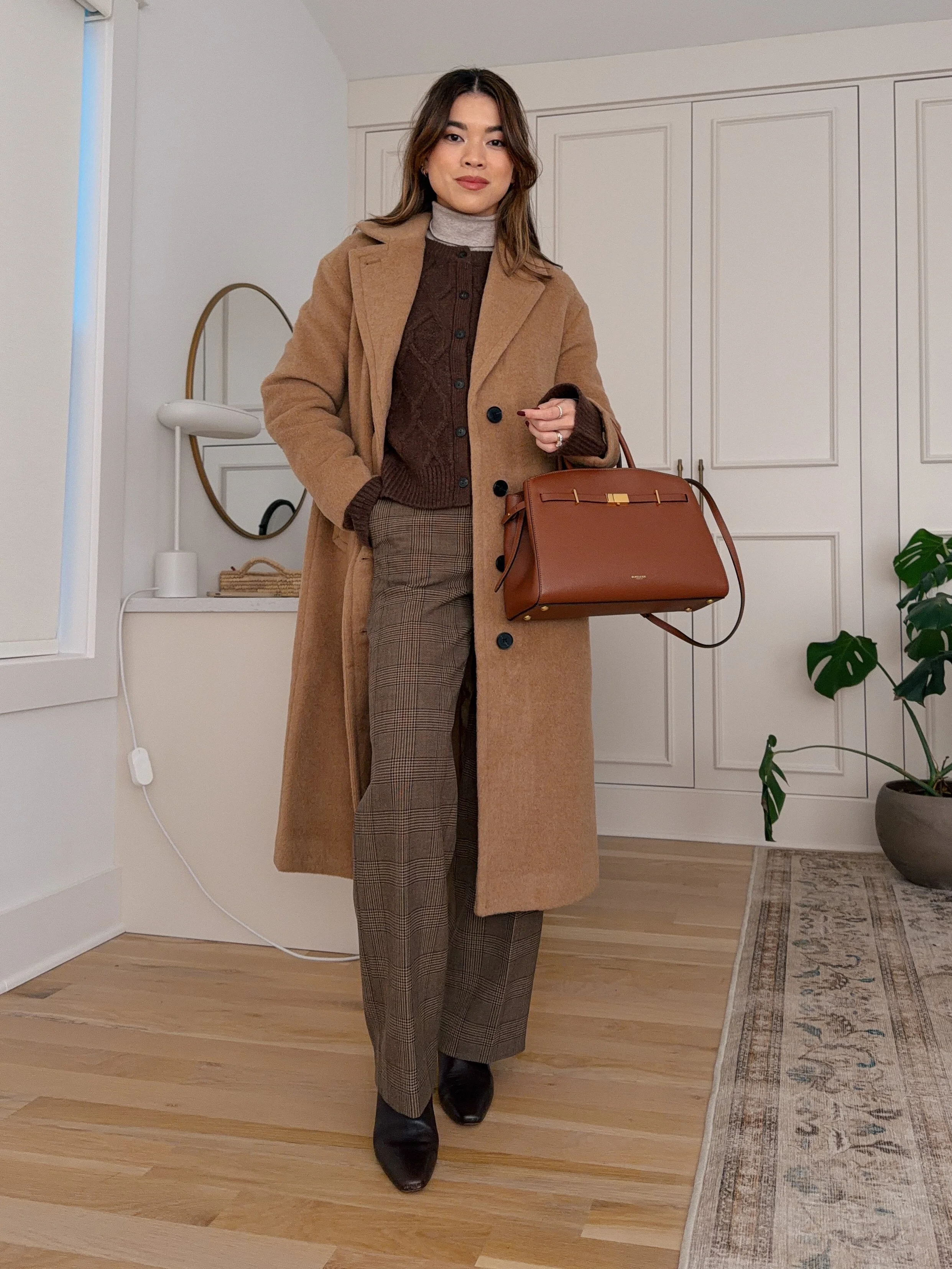 brown outfit