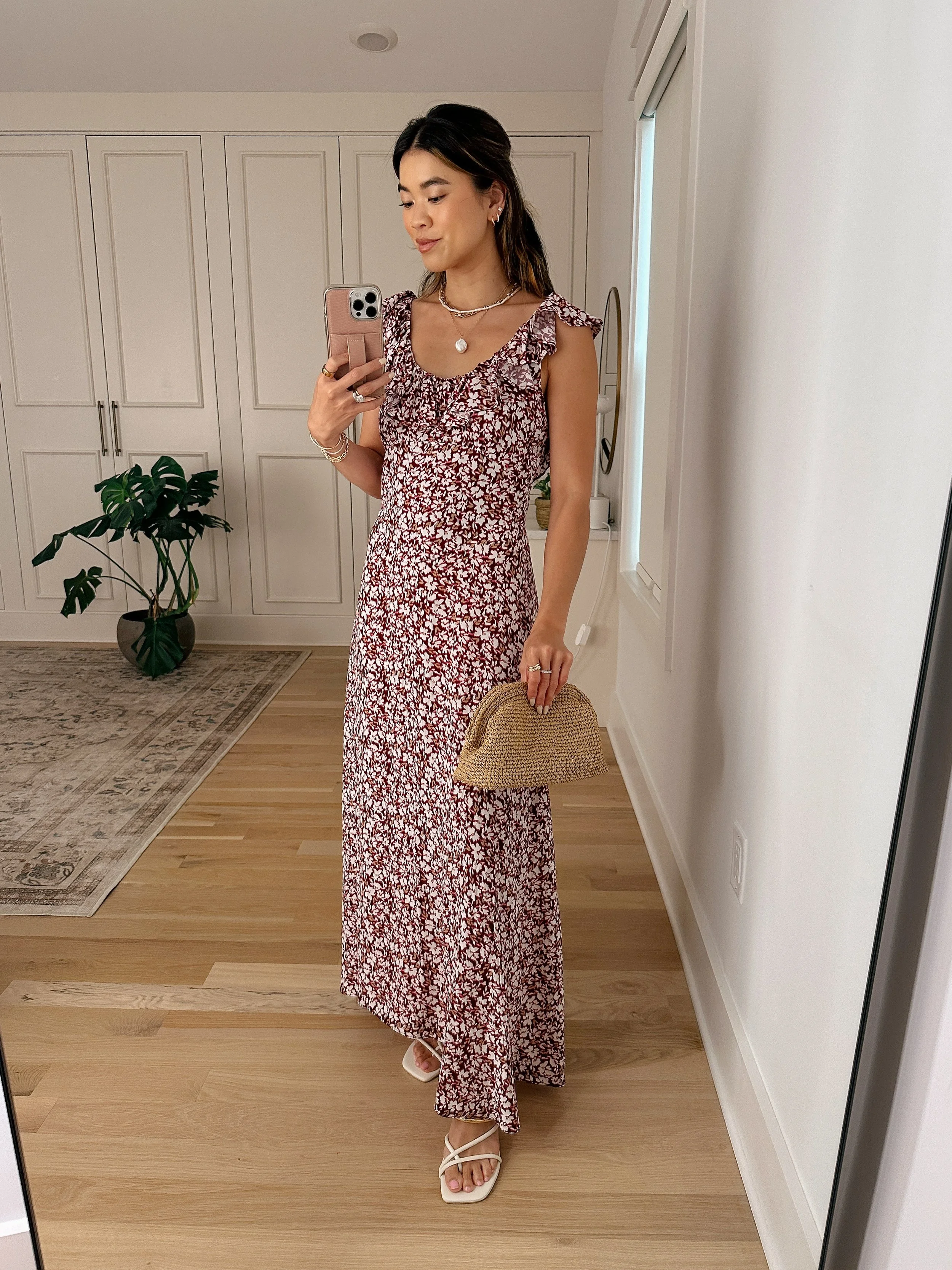 floral maxi dress