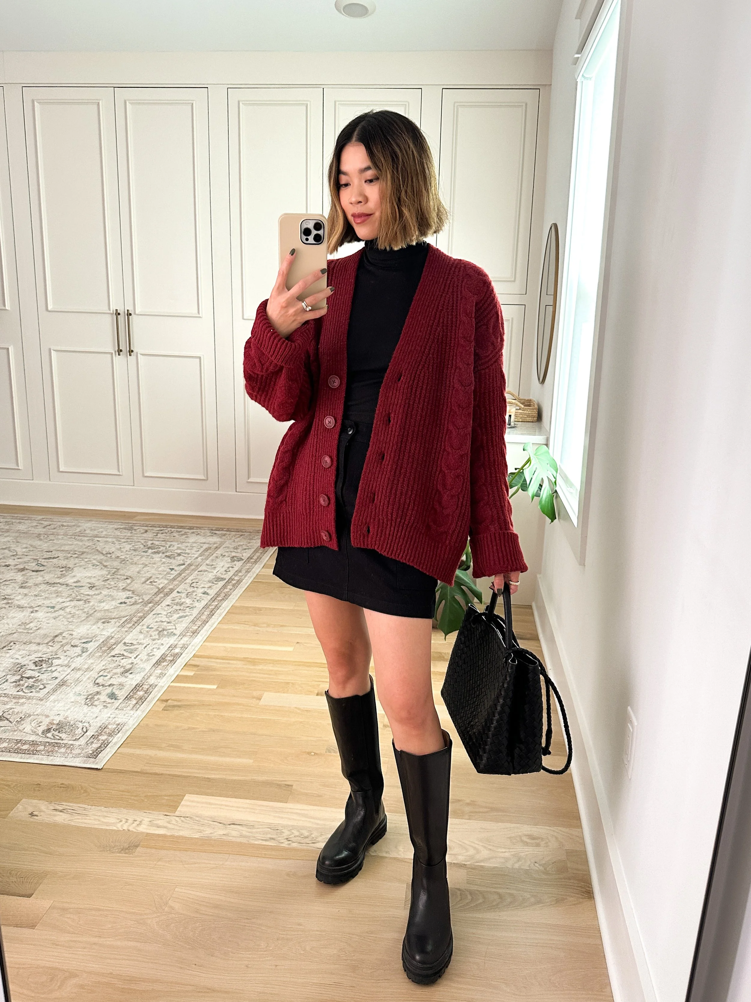 black boots