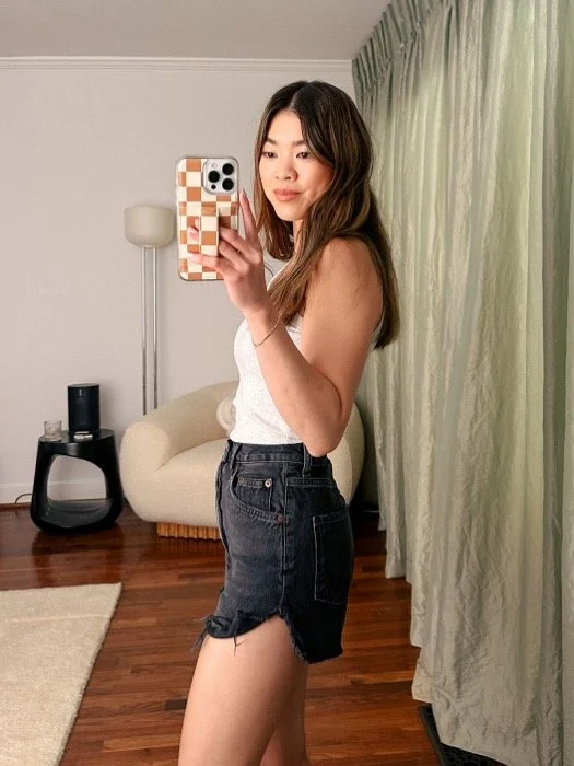 Best denim shorts for summer Agolde Dee Shorts