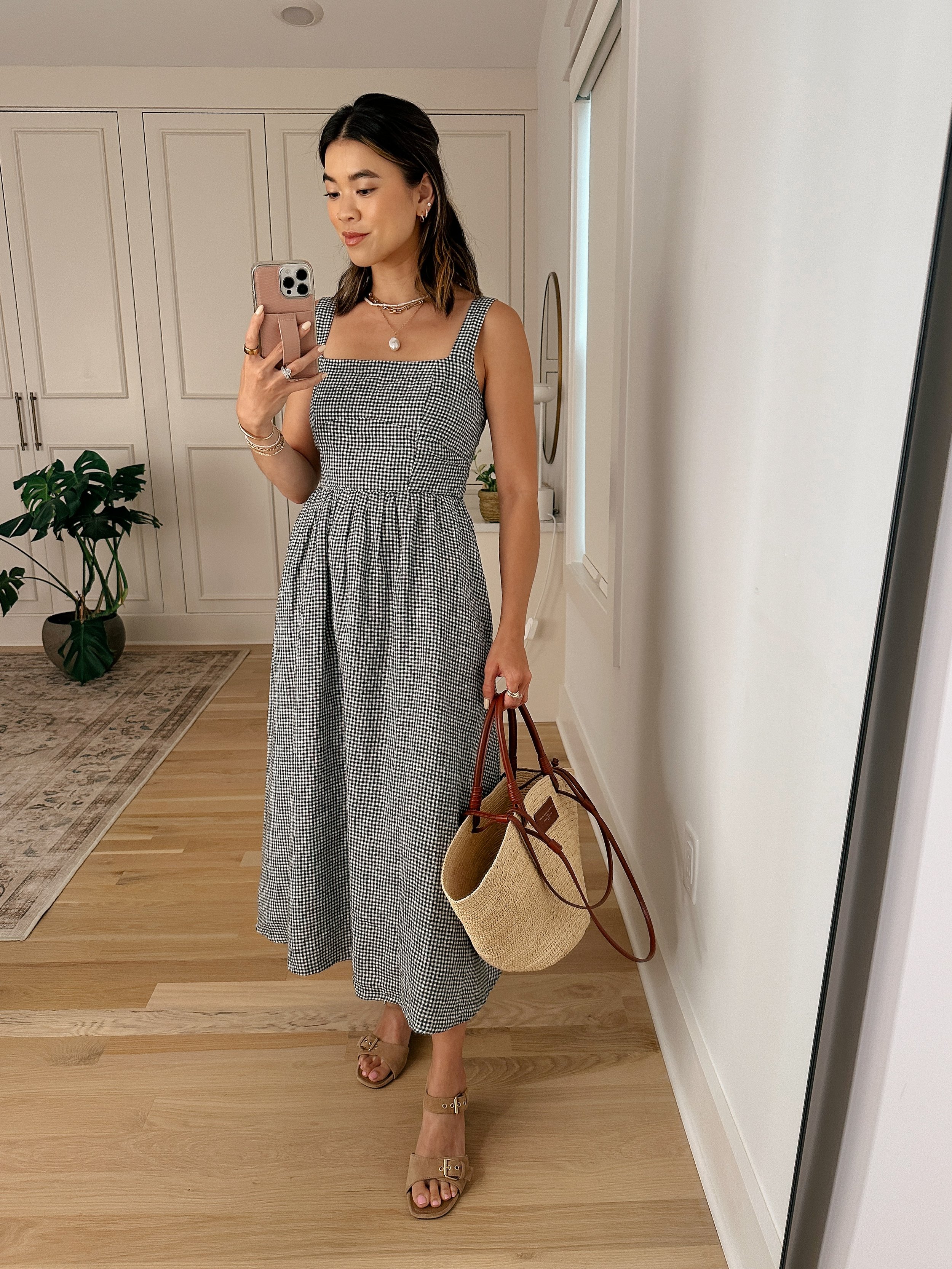 gingham dress