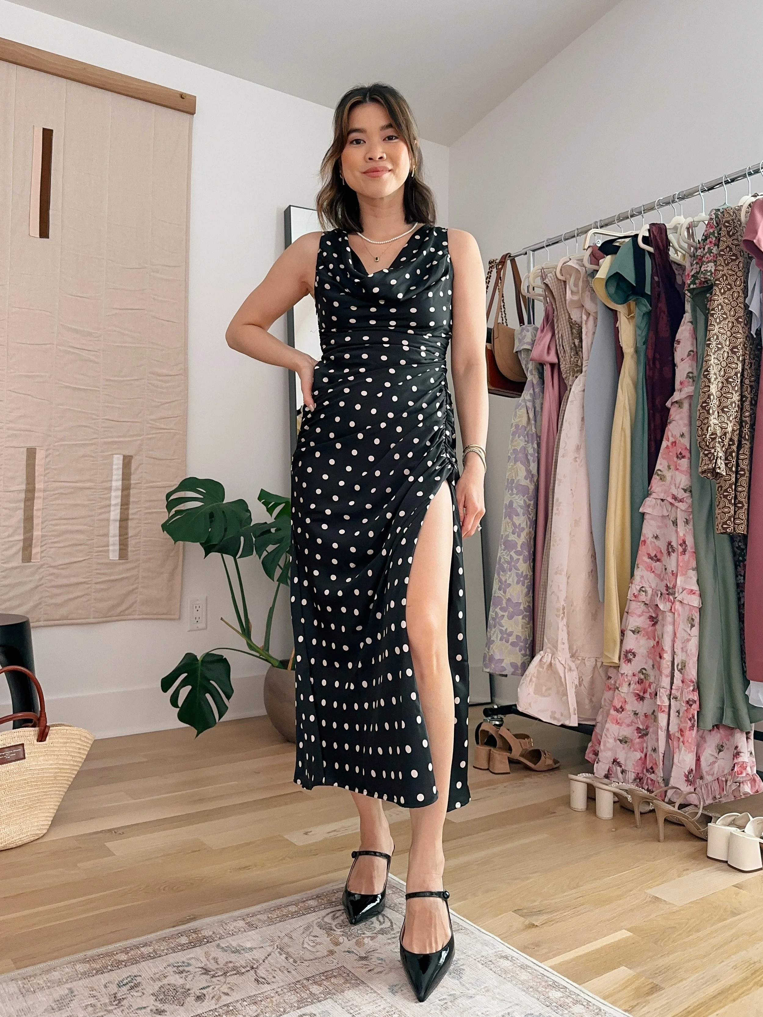 princess polly baby blue dress Abercrombie & Fitch | Dresses | Abercrombie Fitch Sz L Polka Dot Pattern  Dress Side Tie Faux Wrap