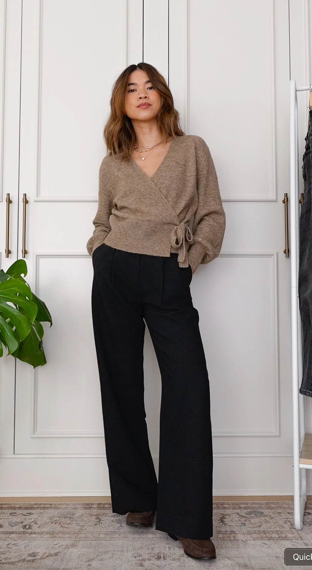 black pants
