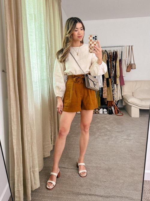 23 Best Brown shorts outfit ideas