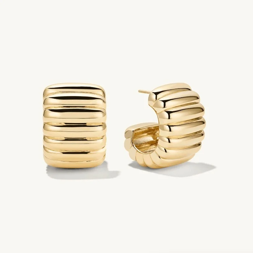 gold bold hoops